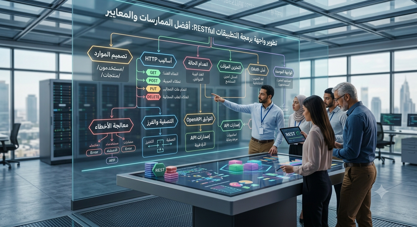تطوير واجهة برمجة التطبيقات RESTful: أفضل الممارسات والمعايير